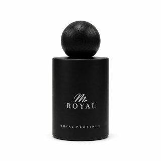 Royal Platinum Mr Royal Extrait de Parfum 50 ml — товар спереди; полная композиция; на белом фоне