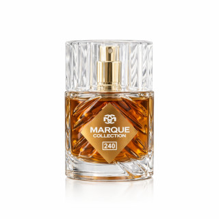 Fragrance World Marque 240 EDP 25 ml — товар спереди; полная композиция; на белом фоне