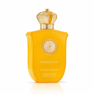 Gulf Orchid Mango Ice EDP 100 ml — товар спереди; полная композиция; на белом фоне