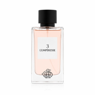 Fragrance World 3 L' Emperesse EDP 100 ml — tuote edestä; koko sommitelma; valkoisella taustalla
