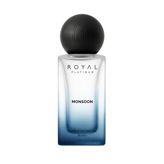 Royal Platinum MONSOON Extrait de Parfum 100 ml — изображение товара; полная композиция; на белом фоне; самый широкий кадр