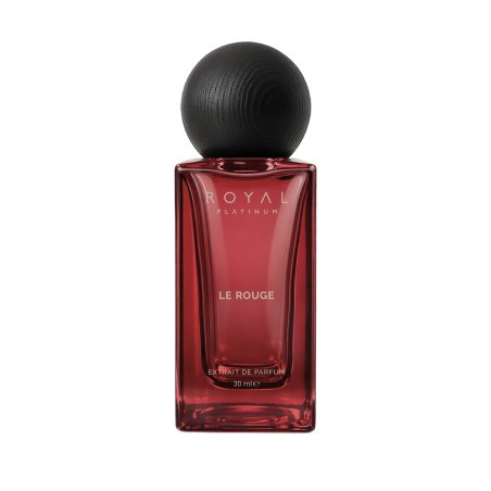 Royal Platinum LE ROUGE Extrait de Parfum 100 ml — toote vaade; täiskompositsioon; valgel taustal; kõige laiem kadreering
