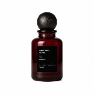 Royal Platinum PATCHOULI NOIR Extrait de Parfum 100 ml — товар спереди; полная композиция; на белом фоне