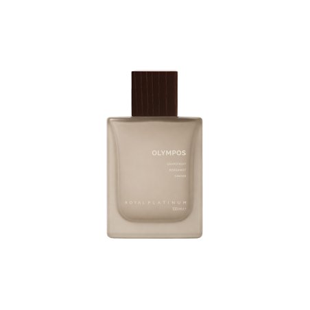 Royal Platinum OLYMPOS ZEUGMA Extrait de Parfum 100 ml — toote vaade; täiskompositsioon; valgel taustal; kõige laiem kadreering