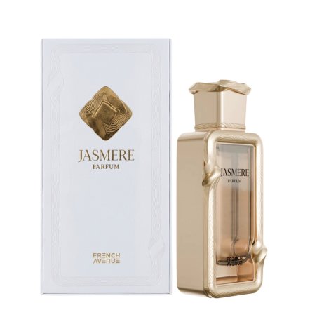 Fragrance World Jasmere Extrait de Parfum 100 ml — toote pakend; täiskompositsioon; valgel taustal