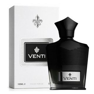 Fragrance World Venti EDP 100 ml — toode ja pakend; lähivaade; valgel taustal