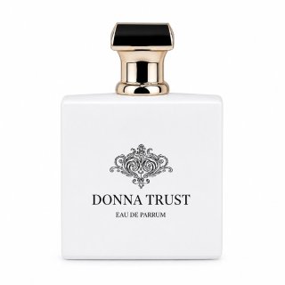 Fragrance World Donna Trust 100 ml parfüümipudel valgel taustal