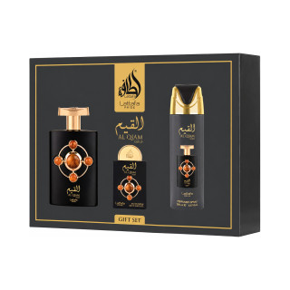 Lattafa Pride Al Qiam Gold – Dovanų rinkinys su pakuote (100+20+200 ml)