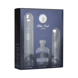 Lattafa Blue Oud – Dovanų rinkinys su pakuote (100+200+300 ml)