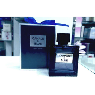 Fragrance World CANALE DI BLUE — арабский парфюм Fragrance World EDP 100 ml — изображение товара; крупный план; на белом фоне