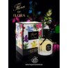 Fragrance World Flora by Flora EDP 100 ml — toode ja pakend; väga lähivõte; valgel taustal; keskmine kadreering