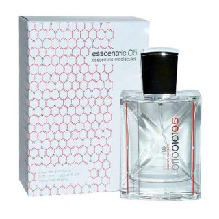 Fragrance World ESSCENTRIC 05 EDP 100 ml — vista do produto; grande plano; sobre fundo branco; enquadramento mais próximo