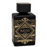 Lattafa Perfume Bade'e Al Oud Oud for Glory EDP 100 ml — toote vaade; täiskompositsioon; valgel taustal; keskmine kadreering