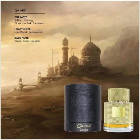 Lattafa Qaa'ed arabiškas unisex aromatas skirtas moterims ir vyrams, EDP, 100ml. Lattafa Kvepalai - 3