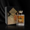 Fragrance World Ameer Al Lail EDP 100 ml — toode ja pakend; täiskompositsioon; tumedal taustal