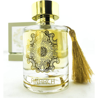 Lattafa Perfume Anarch EDP 100 ml — toote vaade; lähivaade; valgel taustal; laiem kadreering