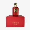 Fragrance World Paradox Rossa EDP 100 ml — produkt a balení; celá kompozice; na bílém pozadí