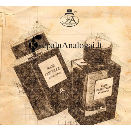 Velvet Desert Oud (Pure Desert OUD) aromato arabiška versija moterims ir vyrams, EDP, 100ml. Fragrance World - 5