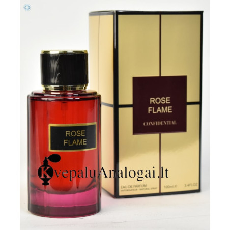 CH Burning Rose (Rose Flame) aromato arabiška versija moterims ir vyrams, EDP, 100ml. Fragrance World - 2