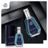 Fragrance World Suave EDP 50 ml — товар и упаковка; очень крупный план; на белом фоне
