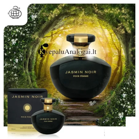 Bvlgari Jasmin Noir (Jasmin Noir) aromato arabiška versija moterims, 100ml, EDP. Fragrance World - 1