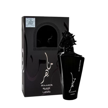 Lattafa MAAHIR Black arabiškas aromatas moterims ir vyrams, EDP, 100ml. Lattafa Kvepalai - 7