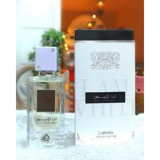 Lattafa Perfume Ana Abiyedh EDP 60 ml — изображение товара; полная композиция; на белом фоне; самый близкий кадр