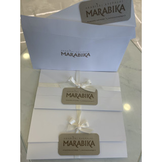 MARABIKA Cartão-presente de 30 € — vista do produto; gráfico informativo do produto; enquadramento mais aberto