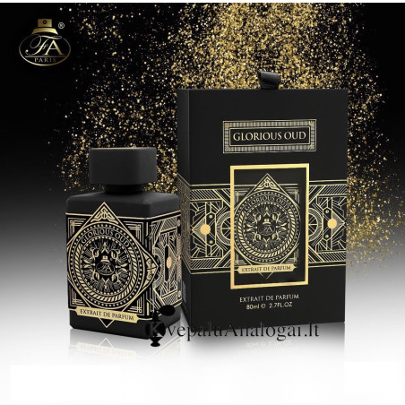 Initio Oud for Greatness kvepalai (Glorious Oud) aromato arabiška versija moterims ir vyrams, 80ml, EDP. Fragrance World - 2