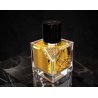 Vertus Paris Niche Perfume XXIV CARAT GOLD EDP 100 ml — изображение товара; очень крупный план; на белом фоне; средний план