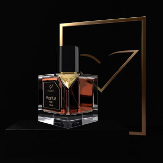 Vertus Paris Niche Perfume OMBRE EDP 100 ml — изображение товара; полная композиция; на тёмном фоне