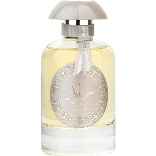 Lattafa Perfume Ra'ed Silver EDP 100 ml — vista do produto; grande plano; sobre fundo branco