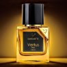 Vertus Paris Niche Perfume SILHOUETTE EDP 100 ml — productweergave; zeer nabije close-up; op een donkere achtergrond