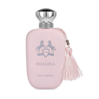Fragrance World Shalina Royal Essence EDP 100 ml — toode eestvaates; täiskompositsioon; valgel taustal