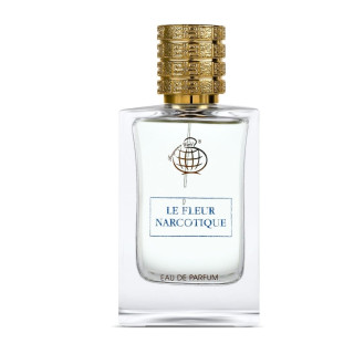 Fragrance World Le Fleur Narcotique EDP 100 ml — товар спереди; крупный план; на белом фоне; самый широкий кадр