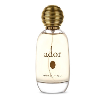Fragrance World Ador EDP 100 ml — изображение товара; крупный план; на белом фоне; самый широкий кадр