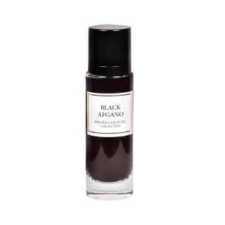 Lattafa Perfume Black Afgano 30 ml — produkt zepředu; celá kompozice; na bílém pozadí