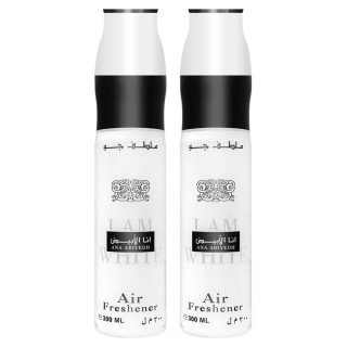 Lattafa Perfume Ana Abiyedh 300 ml — widok produktu; zbliżenie; na białym tle; bliskie kadrowanie