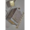 Fragrance World Glorious Oud Royal Blanc EDP 80 ml — tuotekuva; erittäin tiukka lähikuva; valkoisella taustalla; väljin rajaus