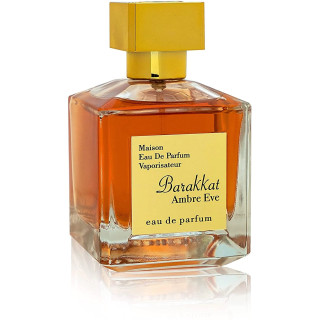 Fragrance World Barakkat Ambre Eve EDP 100 ml — toote vaade; lähivaade; valgel taustal