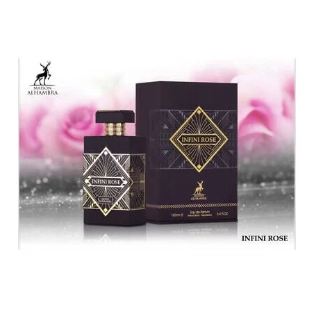 Initio Atomic Rose (ALHAMBRA INFINI ROSE) aromato arabiška versija moterims ir vyrams, EDP, 100ml Lattafa Kvepalai - 2