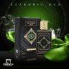 Fragrance World Euphoria Oud EDP 100 ml — изображение товара; очень крупный план; на тёмном фоне; самый близкий кадр