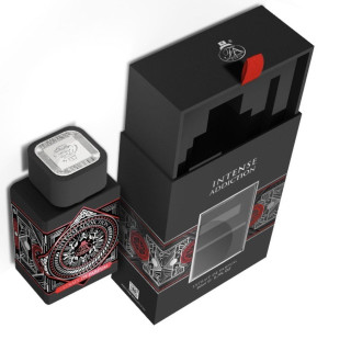 Fragrance World Intense Addiction Extrait de Parfum 100 ml — упаковка товара; крупный план; на белом фоне