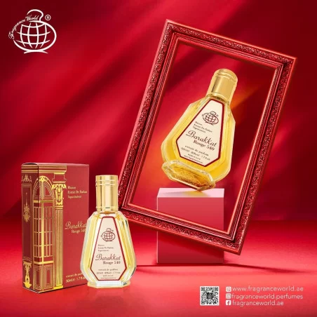 Barakkat rouge 540 extrait ➔ (Baccarat Rouge 540 Extrait) ➔ Arabialainen hajuvesi 50 ml ➔ Fragrance World ➔ Taskuhajuvesi ➔ 3
