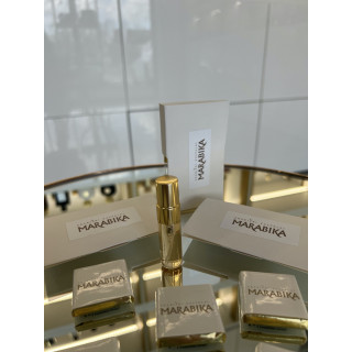 Le Fleur Narcotique — пробник духов MARABIKA в золотом флаконе с распылителем и упаковкой