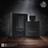 Intense Noir Le Parfum — товар в стилизованной композиции; очень крупный план; на деревянной поверхности; самый широкий кадр