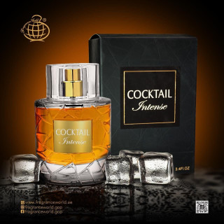 Fragrance World Cocktail Intense EDP 100 ml — tuotteen esittelygrafiikka; lähikuva