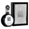 Lattafa Perfume Fakhar Black EDP 100 ml — изображение товара; очень крупный план; на белом фоне; самый широкий кадр