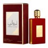 Lattafa Perfume AMEERAT AL ARAB EDP 100 ml — toote pakend; väga lähivõte; valgel taustal