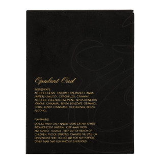 Lattafa Perfume Opulent Oud EDP 100 ml — toote vaade; väga lähivõte; valgel taustal; lähim kadreering